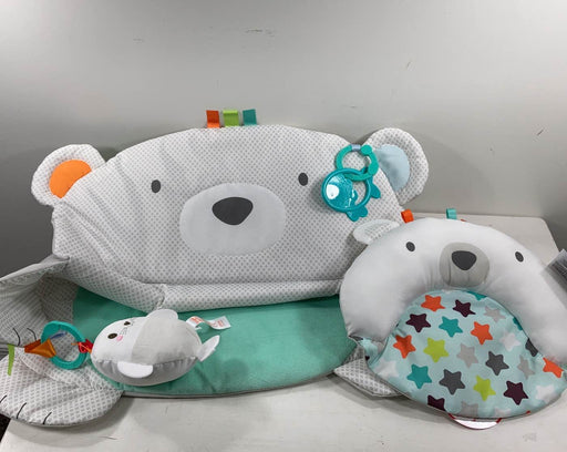 secondhand Bright Starts Tummy Time Prop & Play Mat, Polar Bear