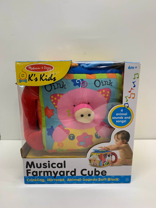 used Melissa & Doug K’s Kids Musical Farmyard Cube