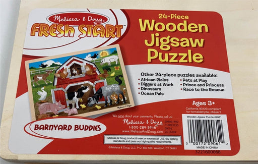 secondhand Melissa & Doug 24-Piece Wooden Jigsaw Puzzle