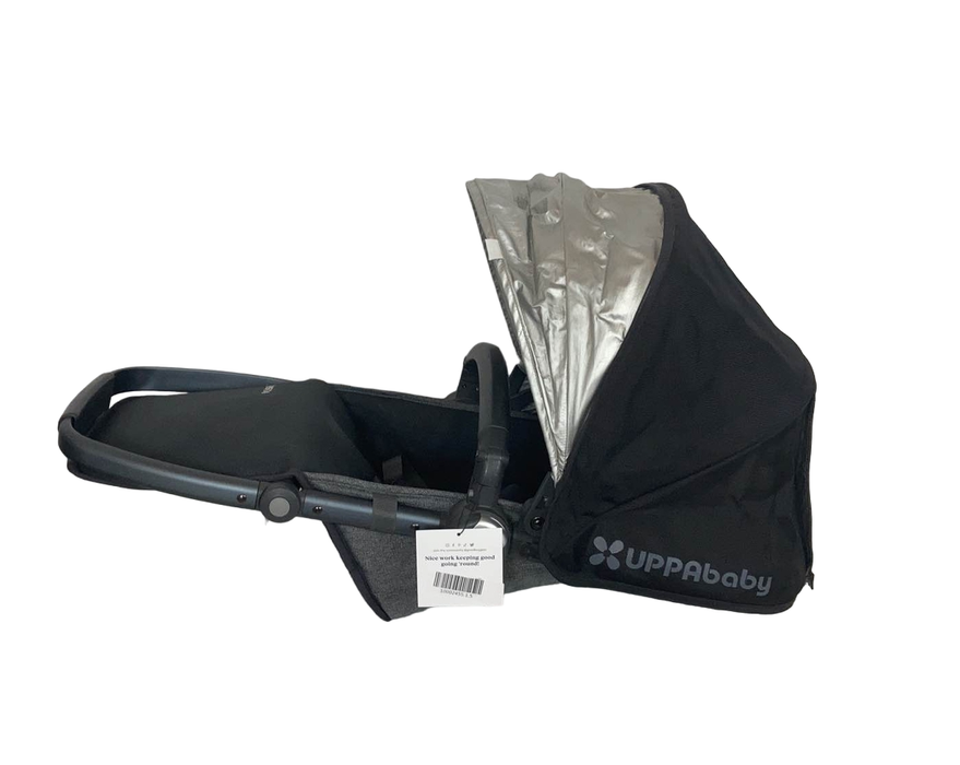 secondhand UPPAbaby VISTA RumbleSeat, 2015+, Jordan (Charcoal Melange), 2018