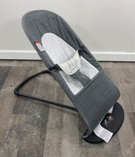 secondhand BabyBjorn Bouncer Balance, Dark Grey/Grey, Black Frame