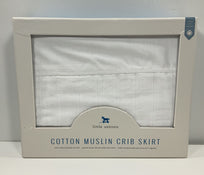 used Little Unicorn Cotton Muslin Crib Skirt