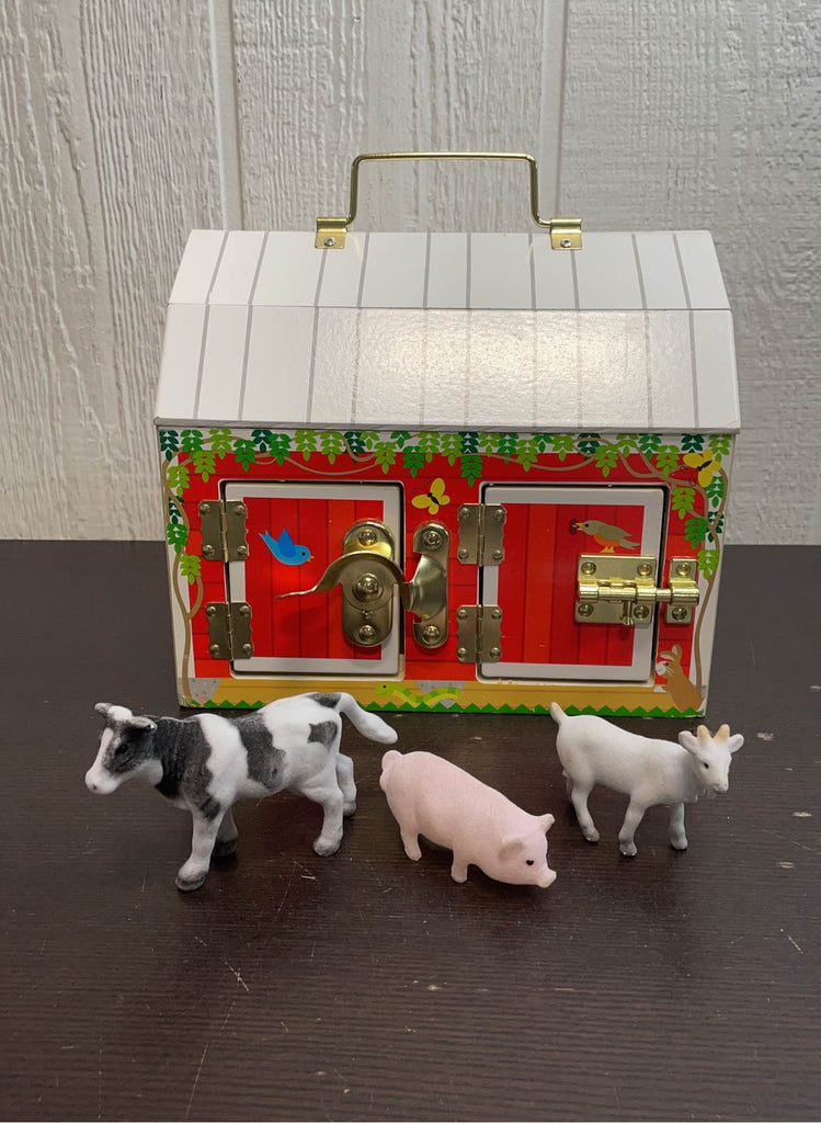 Melissa & Doug Wooden Latches Barn