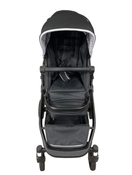 secondhand Mockingbird Single to Double Stroller, 2022, Silver with Black Leather, Windowpane, Black