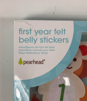 First Year Felt Belly Stickers