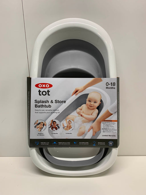 used OXO Tot Splash & Store Baby Bathtub