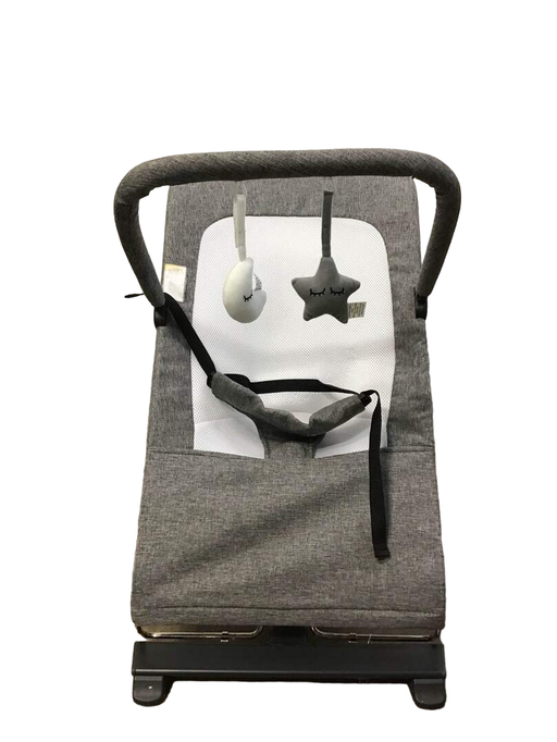 used Baby Delight Go With Me Alpine Deluxe Portable Bouncer, Charcoal