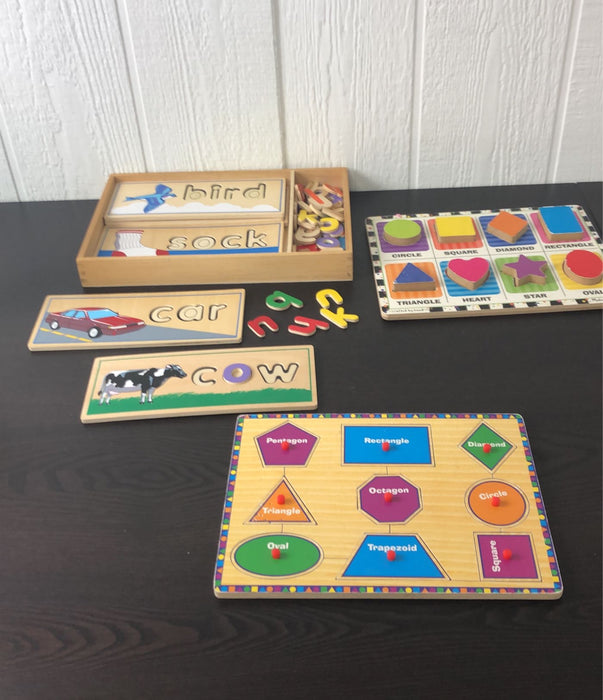 used BUNDLE Toddler-Preschool Puzzles