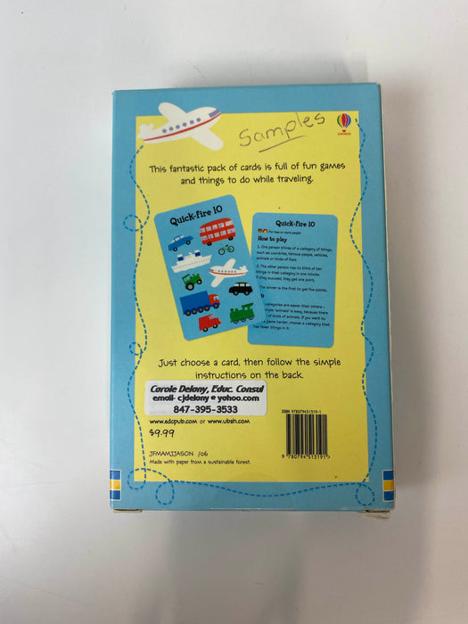 secondhand Usborne 50 Travel Games And Activities