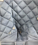 used BabyBjorn Bouncer Bliss, Dark Gray Frame, Midnight Blue Cotton Classic Quilt