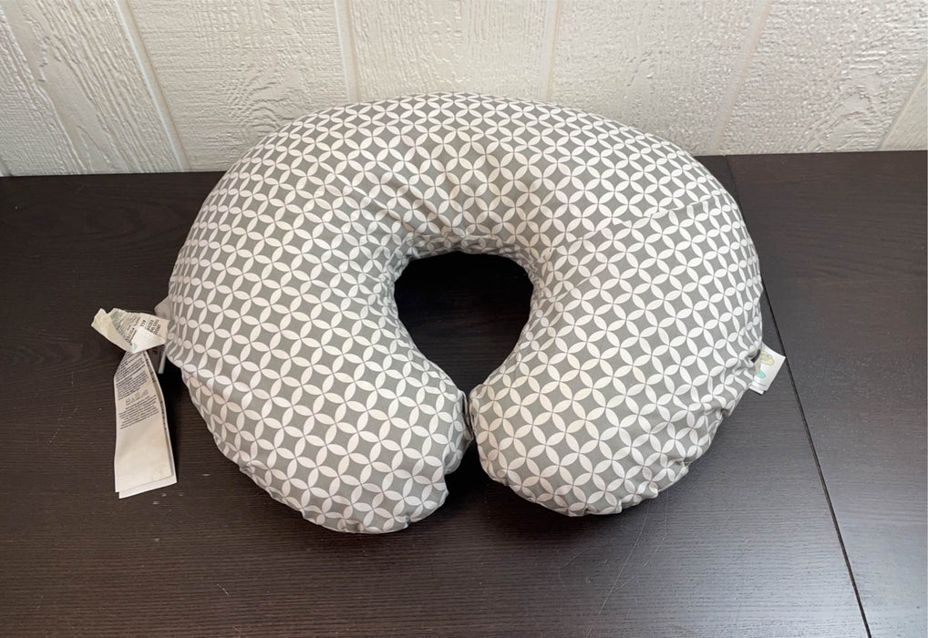 Shop Boppy Luxe Feeding and Infant Support Pillow, Gray Geo Circles at GoodBuy Gear