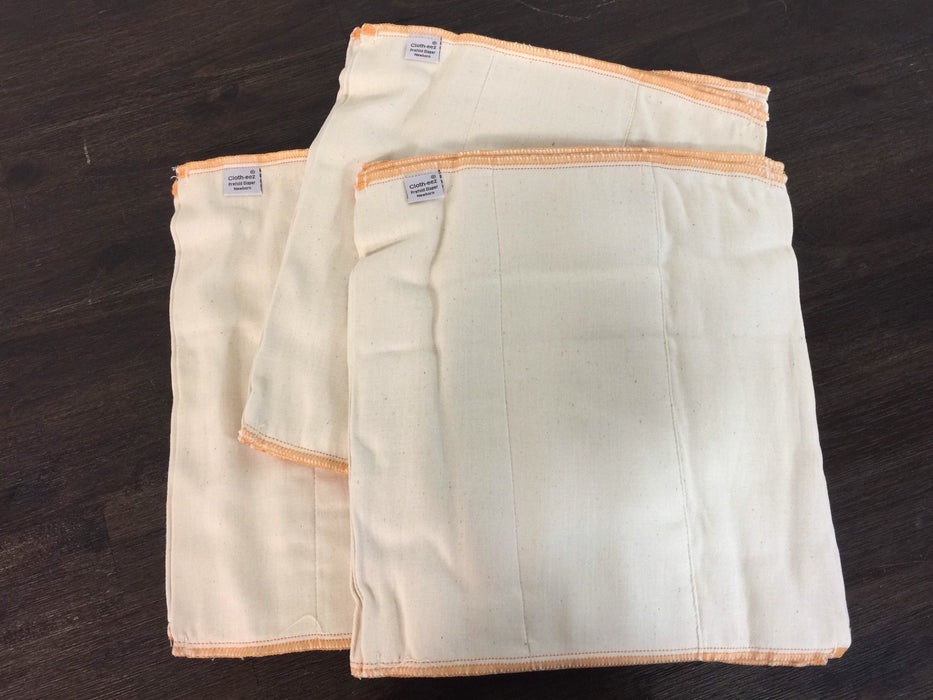 used Cloth-eez Prefold Diapers