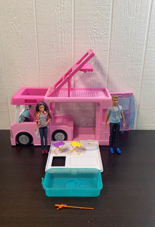 used Barbie 3 In 1 Dream Camper Playset