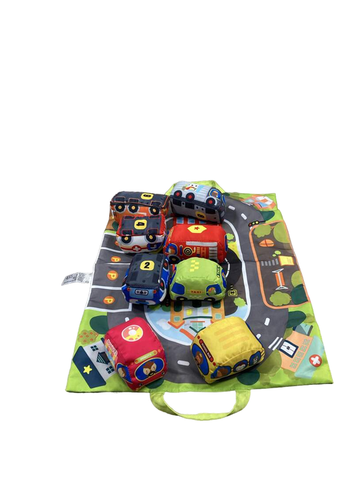 used UNIH Soft Plush Car Set With Play Mat