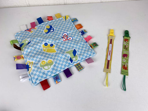 used Laimala Teething Cloth And Pacifier Clips