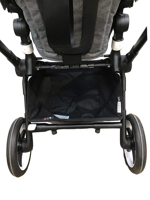 Bugaboo Lynx Stroller, 2022, Black, Grey Melange