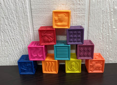 used B. toys One Two Squeeze Blocks