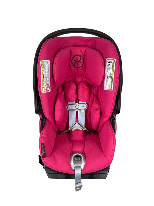 secondhand Cybex Cloud Q Infant Car Seat with SensorSafe, Passion Pink, 2021