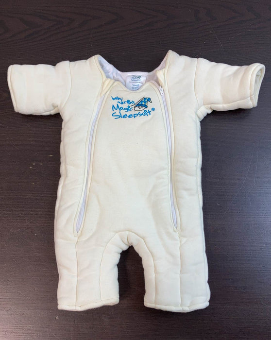 used Baby Merlin's Magic Sleepsuit, Small 3-6 Months, Cotton, Cream