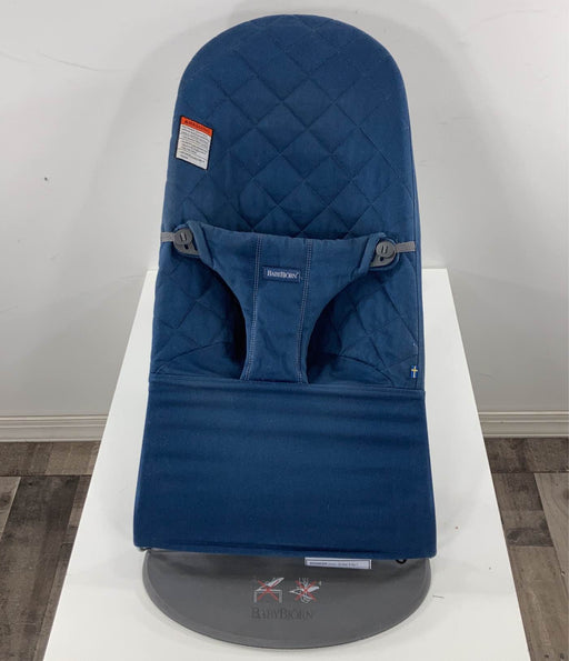 secondhand BabyBjorn Bouncer Bliss, Cotton, Midnight Blue