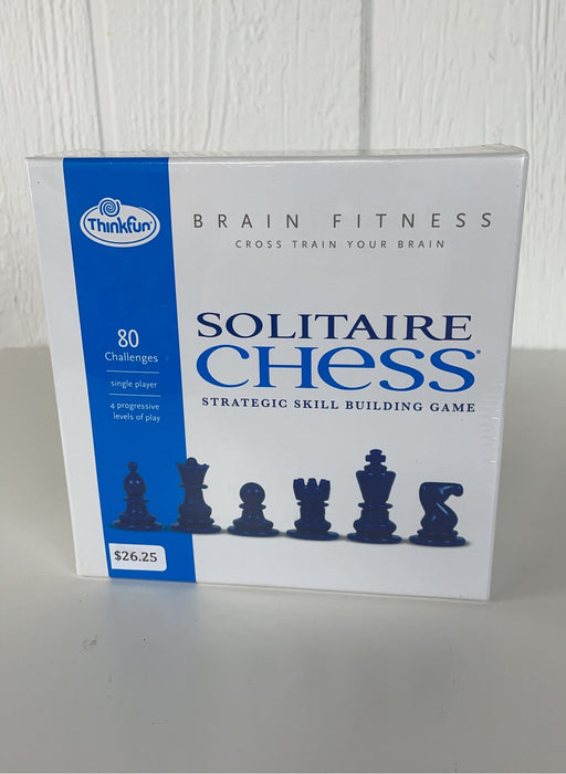 used Think Fun Brain Fitness Solitaire Chess