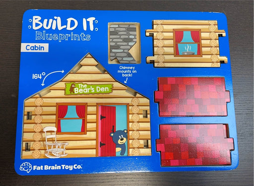 used Fat Brain Toys Build It Blueprint, Cabin