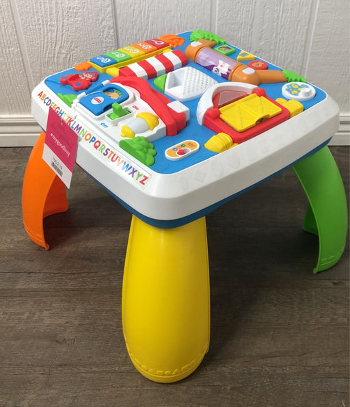 secondhand Fisher Price Brilliant Basics Musical Pop-tivity Table