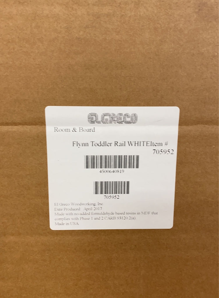 Room & Board Flynn Toddler Rail, White