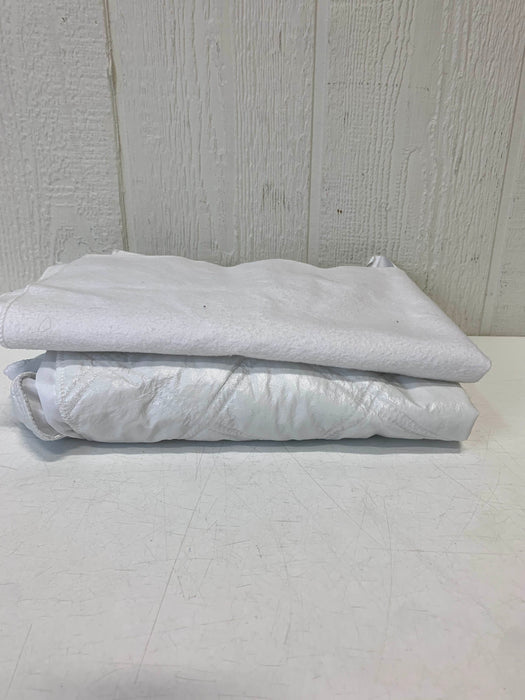 used BUNDLE Waterproof Crib Mattress Protector