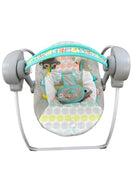 used Bright Starts Portable Swing, Whimsical Wild