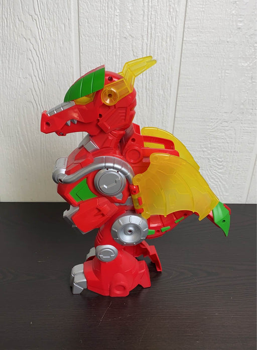 secondhand Playskool Power Rangers Red Ranger & T-rex Zord