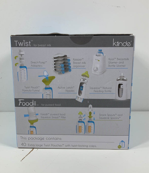 Shop Kiinde Twist Pouches, 8oz, 40pk at GoodBuy Gear