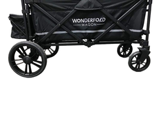 used Wonderfold X2 Push + Pull Double Stroller Wagon, 2022, Stealth Black