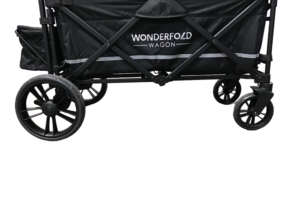 used Wonderfold X2 Push + Pull Double Stroller Wagon, 2022, Stealth Black