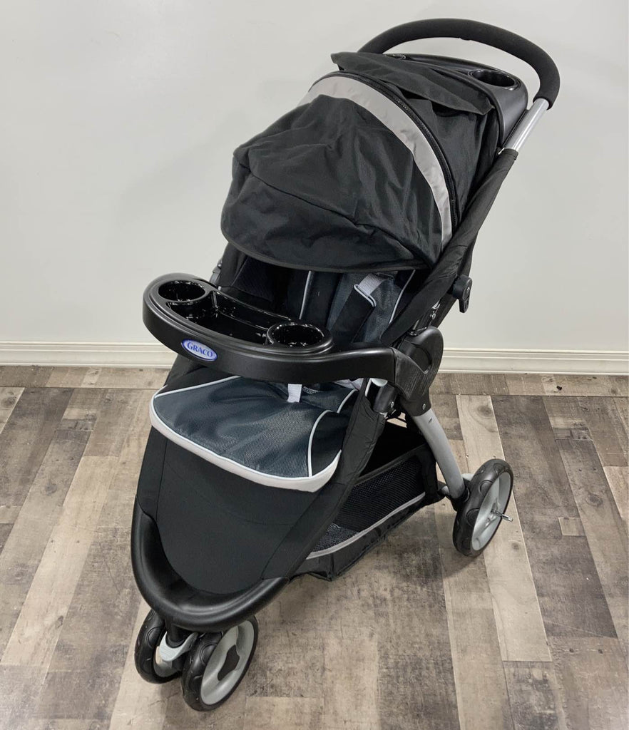 Graco FastAction Fold Sport Click Connect Travel System, Gotham, 2022