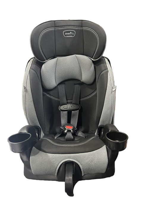 used Evenflo Chase LX 2-in-1 Booster Car Seat, 2020 Jameson Gray