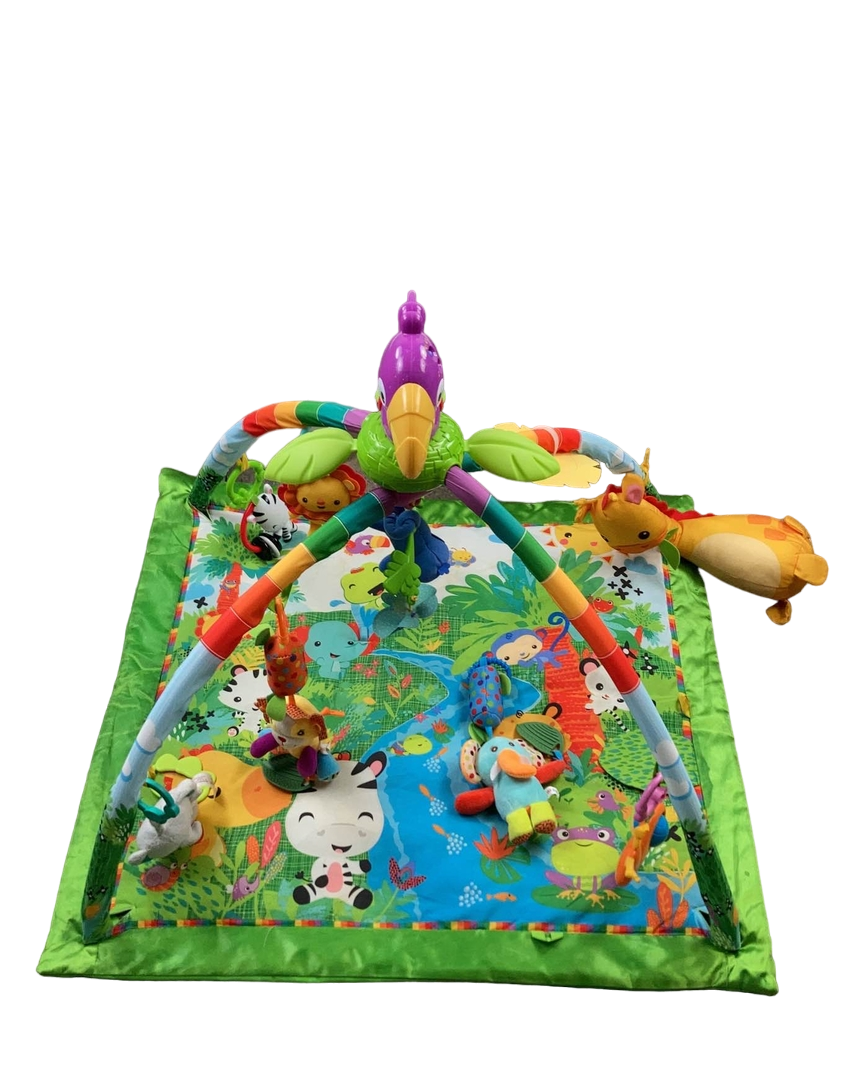 Fisher Price Rainforest Melodies and Lights Deluxe Gym - Main Image