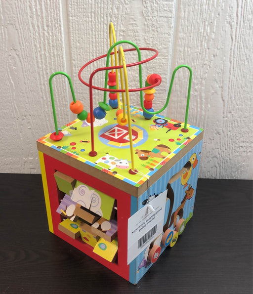 used Wooden Activity Cube