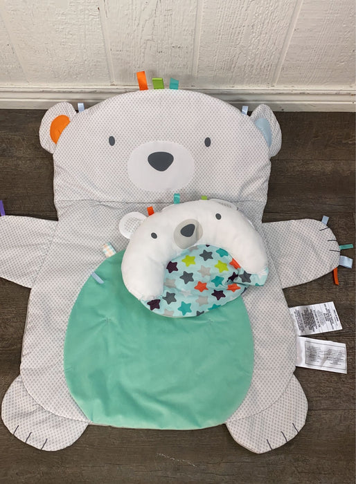 secondhand Bright Starts Tummy Time Prop & Play Mat, Bear