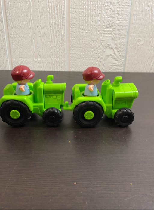 secondhand Fisher Price Little People Helpful Harvester Tractor