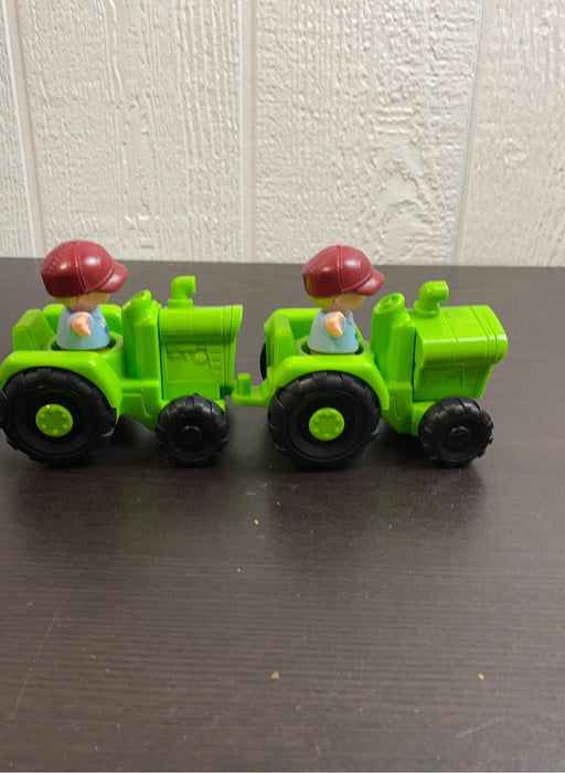 secondhand Fisher Price Little People Helpful Harvester Tractor