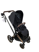 used Cybex E-PRIAM Electric Stroller, Rose Gold, Deep Black, 2023