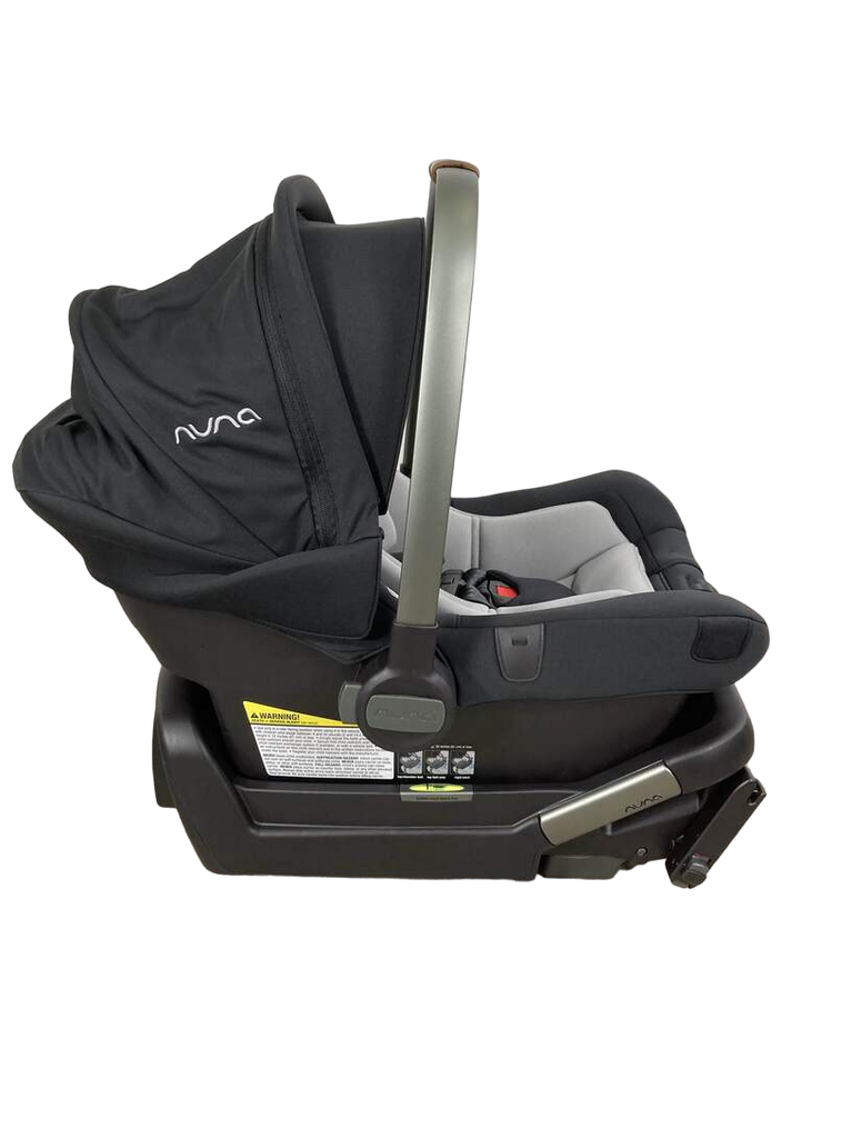 Nuna Pipa Lite LX Infant Car Seat, Caviar, 2022