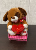 used LOVE Singing Plush Dog with LED Fan