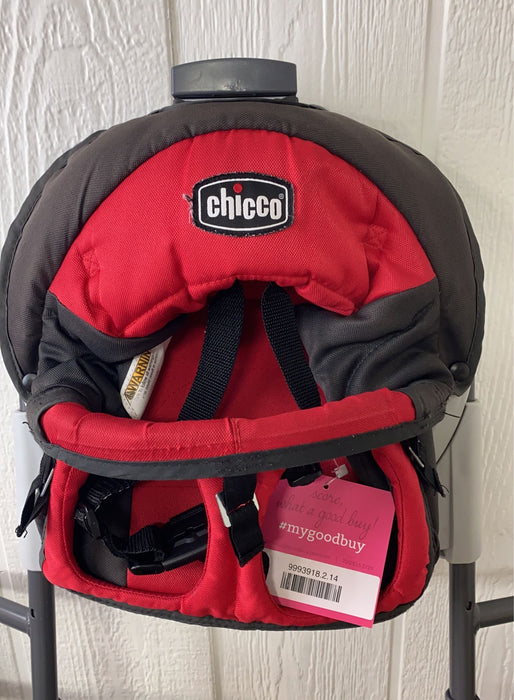 Shop Chicco FastLock 360 Rotating Hook-On Chair, Scarlet at GoodBuy Gear