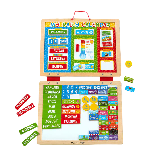 used Melissa & Doug My First Daily Magnetic Calendar