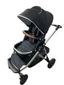 used Mockingbird Single to Double Stroller, Silver with Penny Leather, Black , Watercolor Drops, 2022