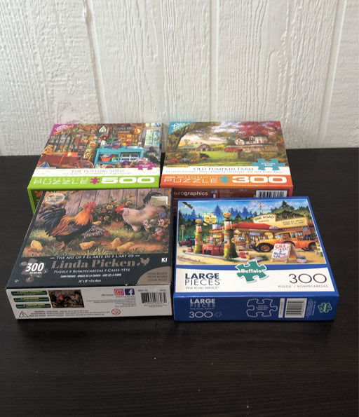 used BUNDLE Jigsaw Puzzles