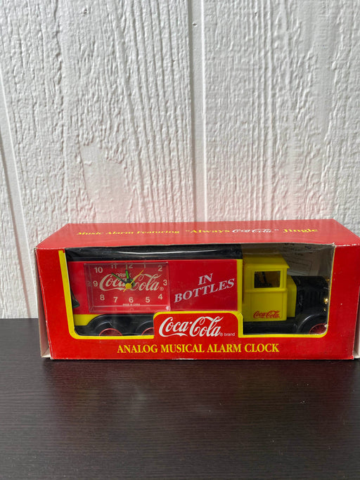 used Advanced Clock Coca-Cola Analog Musical Alarm Clock