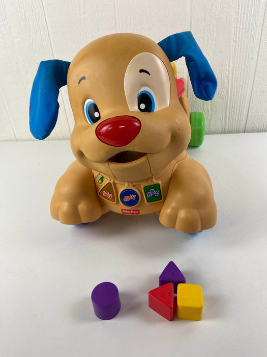 used Fisher Price Laugh And Learn Stride-To-Ride Puppy